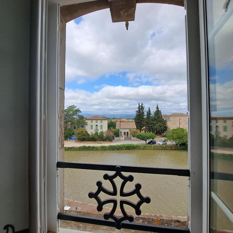 La Maison Du Canal- Vue Canal- L'Ere Du Temps Homps  Exteriör bild
