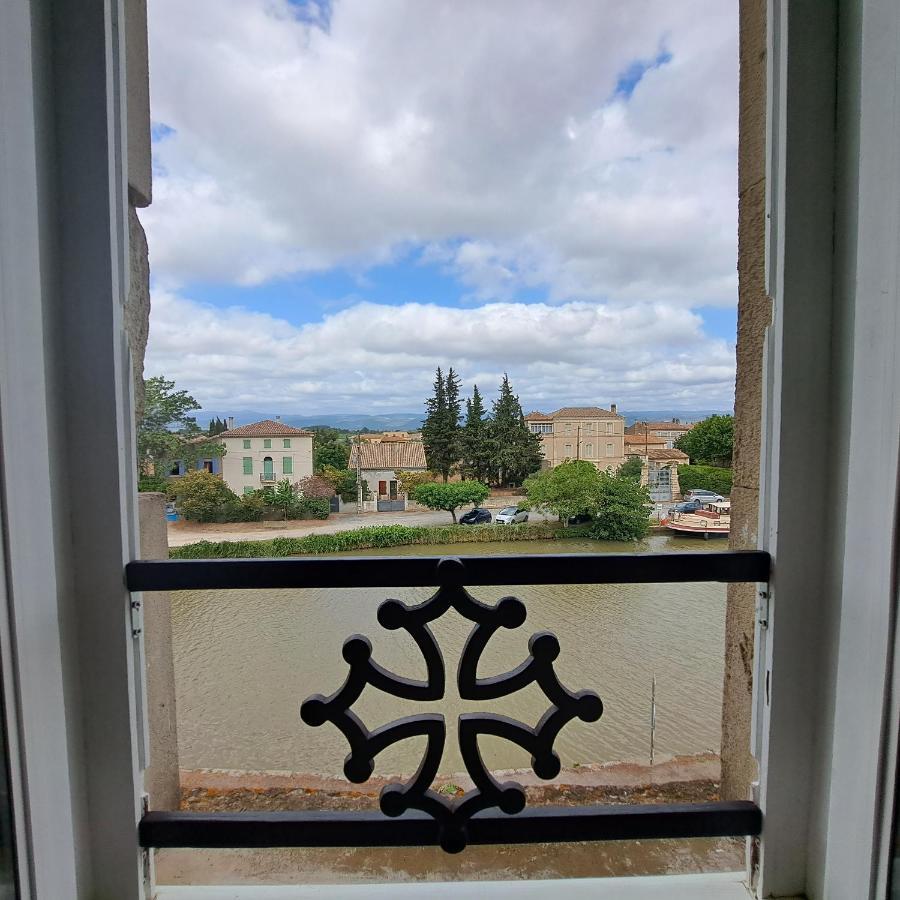 La Maison Du Canal- Vue Canal- L'Ere Du Temps Homps  Exteriör bild