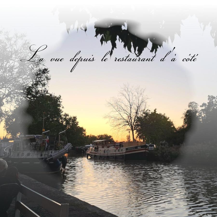 La Maison Du Canal- Vue Canal- L'Ere Du Temps Homps  Exteriör bild